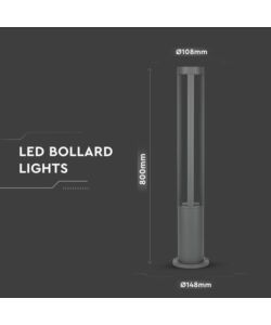 LAMPADA LED DA GIARDINO H80 CM 3000K, 10W